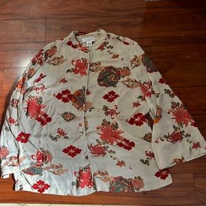 Vintage 100% silk blouse